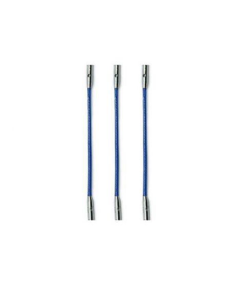 Lot de 3 câbles interchangeable Blue small 5cm