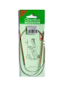 Aiguilles circulaires fixes Bambou 100cm taille 2