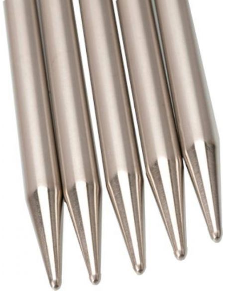 Aiguilles double-pointes en metal 20cm taille 2