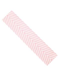 Galon jacquard chevrons 18mm rose barbapapa