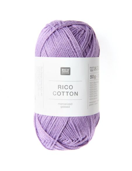 Pelote cotton lilas foncé