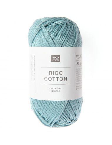 Pelote cotton bleu gris