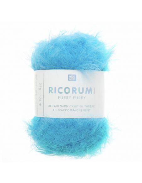 Pelote Creative Ricorumi Furry Furry dk bleu ciel