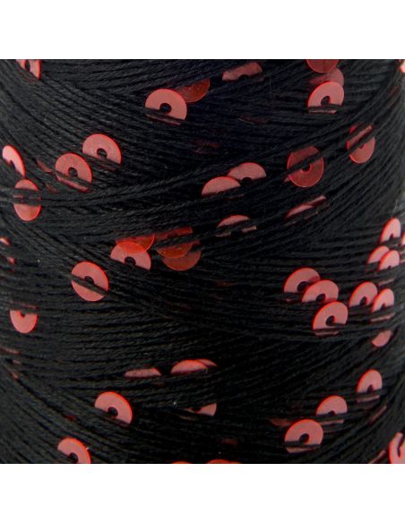Pelote Creative make it Paillette noir fluo