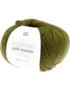 Pelote Essentials soft merino aran olive