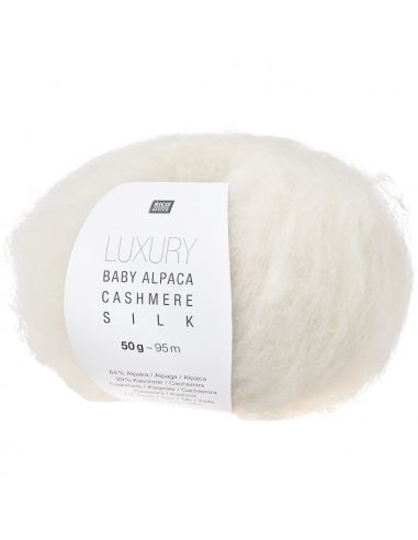 Pelote Luxury baby alpaca cashmere silk crème