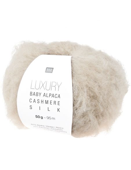 Pelote Luxury baby alpaca cashmere silk nature