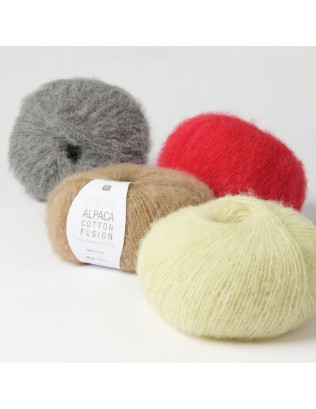Pelote Luxury alpaca cotton fusion vanille