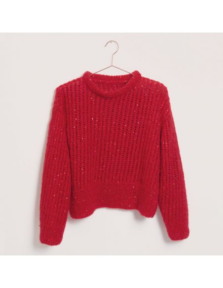 Pelote Luxury alpaca cotton fusion rouge