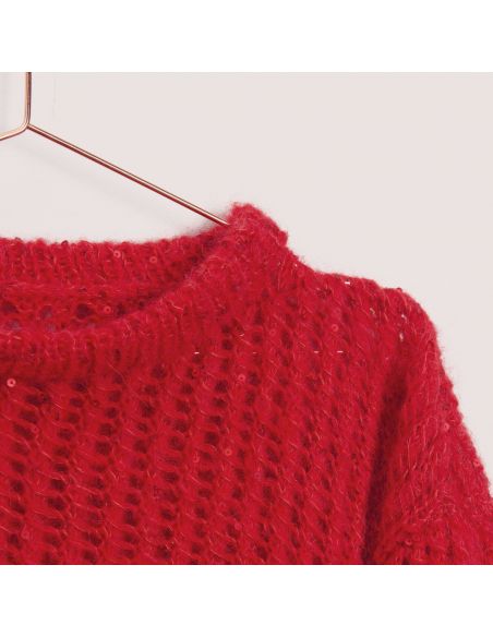 Pelote Luxury alpaca cotton fusion rouge