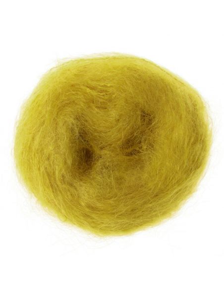 Pelote Fashion mohair merino aran jaune