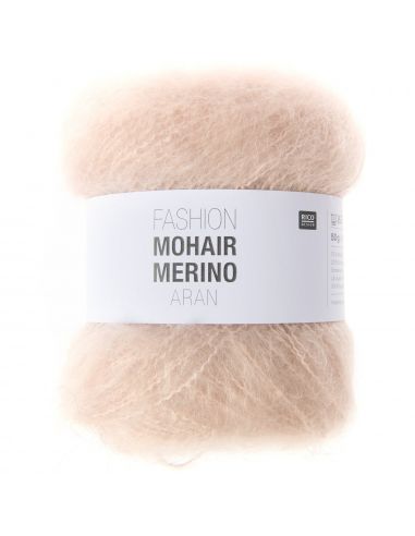 Pelote Fashion mohair merino aran rose