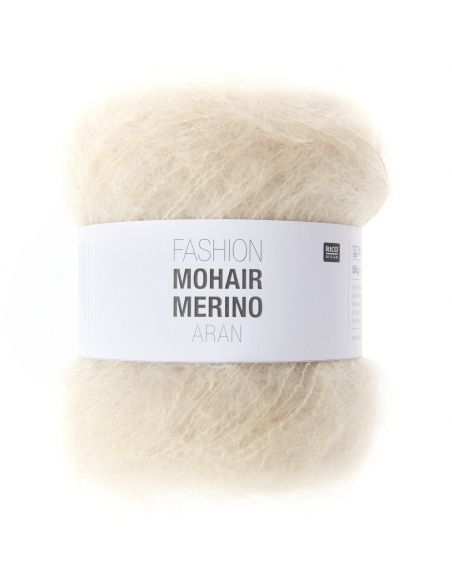 Pelote Fashion mohair merino aran menthe