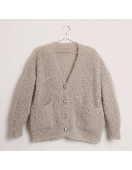 Pelote Fashion mohair merino aran taupe