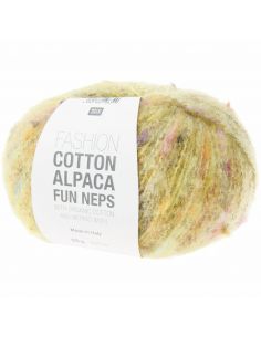 Pelote Fashion cotton alpaca fun neps vanille