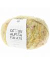 Pelote Fashion cotton alpaca fun neps vanille