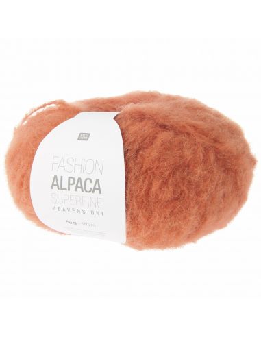 Pelote Fashion alpaca superfine heavens uni terre cuite