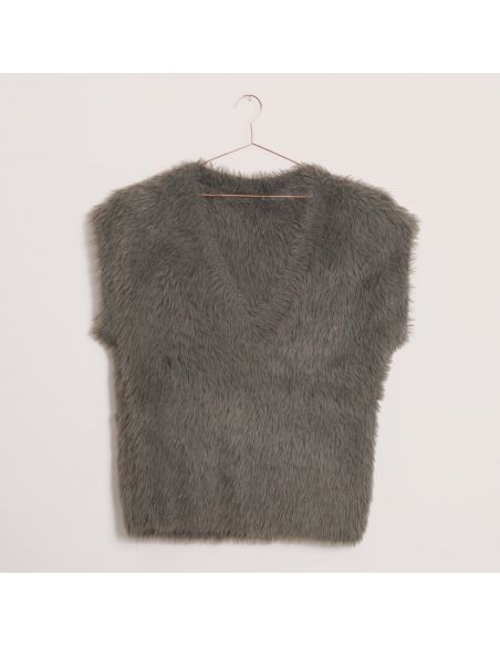 Pelote Creative fur dark khaki