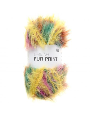 Pelote Creative fur print summer berries