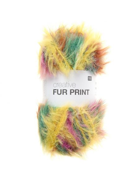 Pelote Creative fur print summer berries