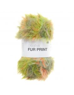 Pelote Creative fur print fresh colours