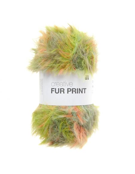 Pelote Creative fur print fresh colours
