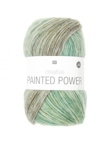 Pelote Creative painted power forest greens