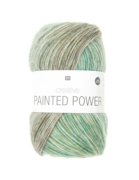 Pelote Creative painted power forest greens