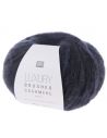 Pelote Luxury brushed cashmere aran darkest navy