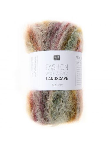 Pelote Fashion wool alpaca ladscape ethno shades
