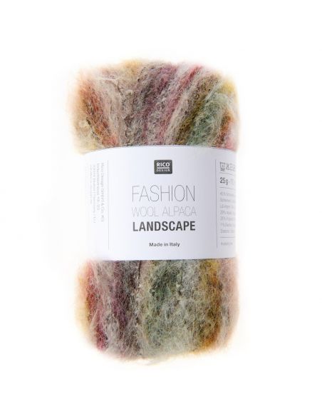 Pelote Fashion wool alpaca ladscape ethno shades