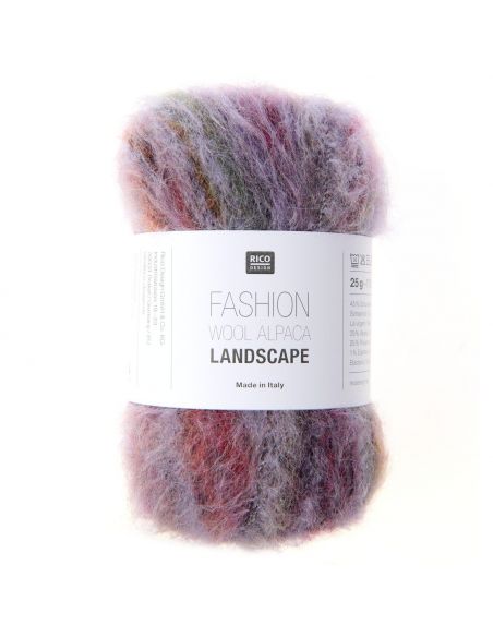 Pelote Fashion wool alpaca landscape late sundown