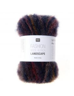 Pelote Fashion wool alpaca landscape dark berries