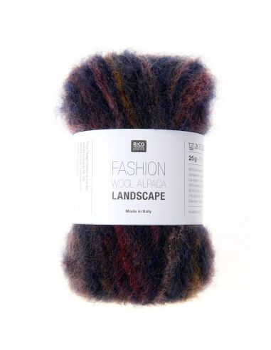 Pelote Fashion wool alpaca landscape dark berries