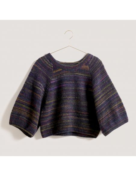 Pelote Fashion wool alpaca landscape dark berries