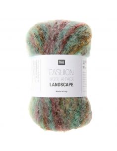 Pelote Fashion wool alpaca landscape morning sky