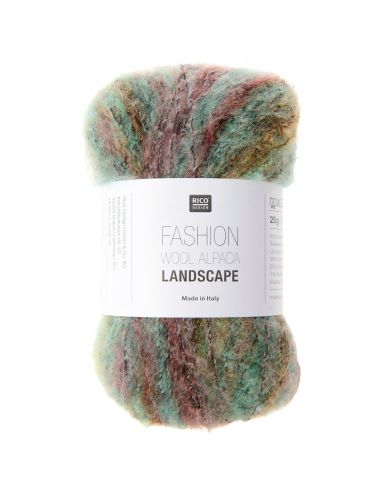 Pelote Fashion wool alpaca landscape morning sky