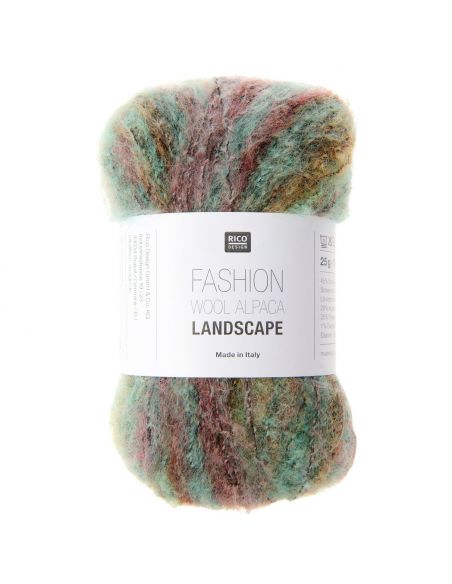 Pelote Fashion wool alpaca landscape morning sky