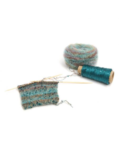 Pelote Fashion wool alpaca landscape morning sky