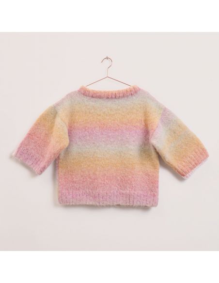 Pelote Creative brushed wool rainbow