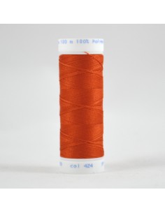 Bobine de 100m de fil à coudre Polyester Citrouille