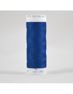Bobine de 100m de fil à coudre Polyester Bleu électrique