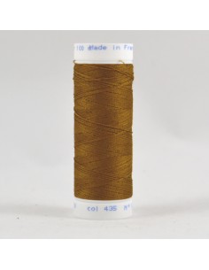 Bobine de 100m de fil à coudre Polyester Mordoré