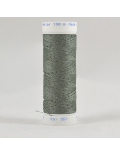 Bobine de 100m de fil à coudre Polyester Sauge