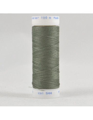 Bobine de 100m de fil à coudre Polyester Lichen