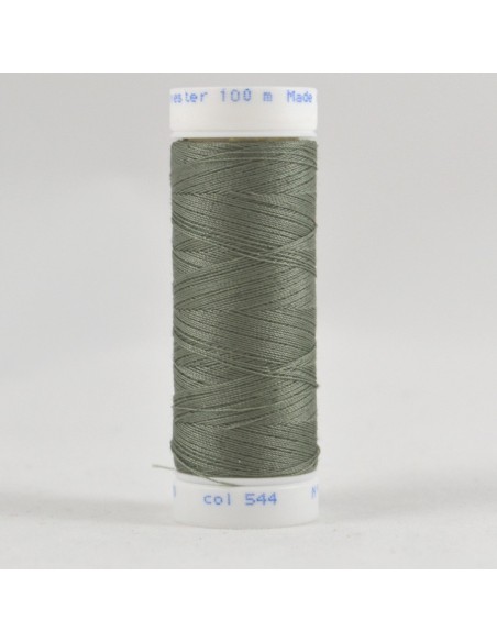 Bobine de 100m de fil à coudre Polyester Lichen