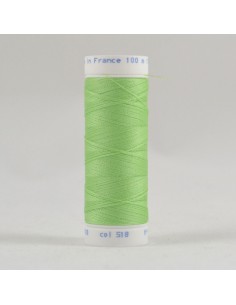 Bobine de 100m de fil à coudre Polyester Vert pré