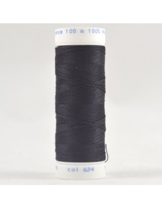 Bobine de 100m de fil à coudre Polyester Graphite
