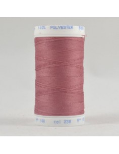 Bobine de 500m de fil à coudre Polyester Terracotta