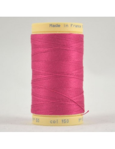 Bobine de 445m de fil à coudre Coton Fushia